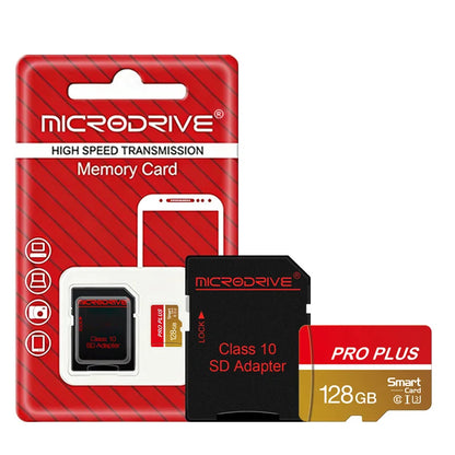 Red Pro High Speed Micro TF SD Card 128GB 256GB Class10 U3 V30 Up to 100MB/s for Camera Drone Driving Recorder Memory Card