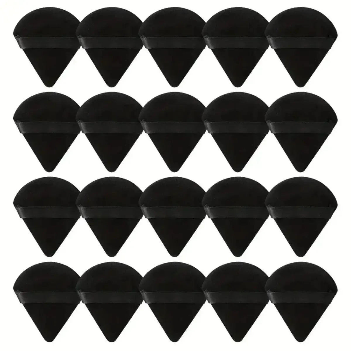 5/10/20/30/50Pcs Powder Puff Face Soft Triangle Makeup Powder Puff Velour Makeup Sponge Beauty Setting for Contouring