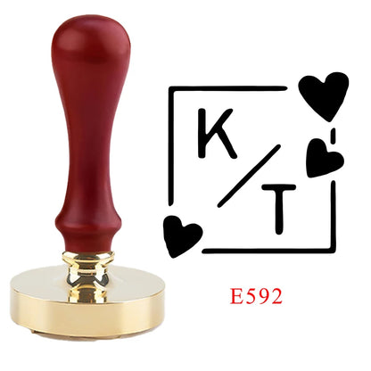 Logo Customize Clay Seal Set -22/25/30/35/40/50mm Customizable Pottery Design Craft Tool for Pottery Ceramic Custom Letter Stamp