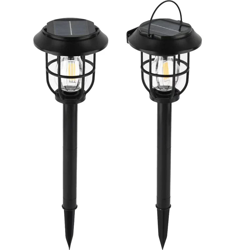 3IN1 Outdoor Solar Camping Wall Lamps Lawn Lamps Floor Lamp LED Induction Lamps Garden Landscape Lamps Decorative Tungsten Lamp