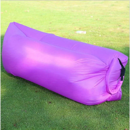 1PCS Outdoor Inflatable Lazy Sofa, Portable Camping Sofa Bed with Oxford Fabric - Lightweight Foldable Air Couch for Beach