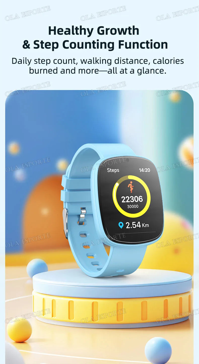 2026 Kids Games Smartwatch 1.83''HD Screen Camera 22 Interesting Games Sleep Monitor Alarm Clock Calculator Children Watch MA27