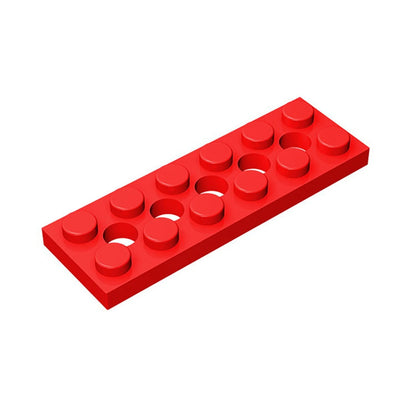 MOC 100PCS Building Block Kit with 2x6 Plate 5 Holes Suitable Bricks Toy for Boys Kids Birthday And Holiday Special Gifts