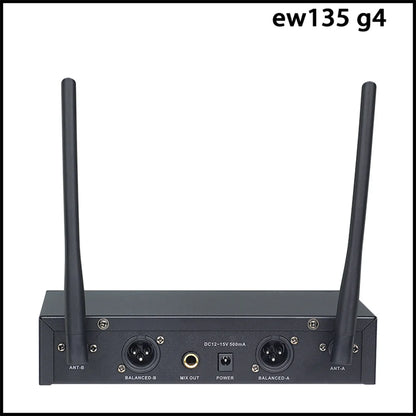 Professional 135G4 SKM9000 2 Channel UHF Wireless Dynamic Microphone 100G4 System DJ Karaoke Stage Performance