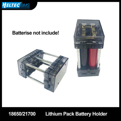 DIY Energy Storage Kit 18650 21700 Battery Holder Case Box Bracket Slot PC Plastic Material Support 6P 8P Splicable No Soldering