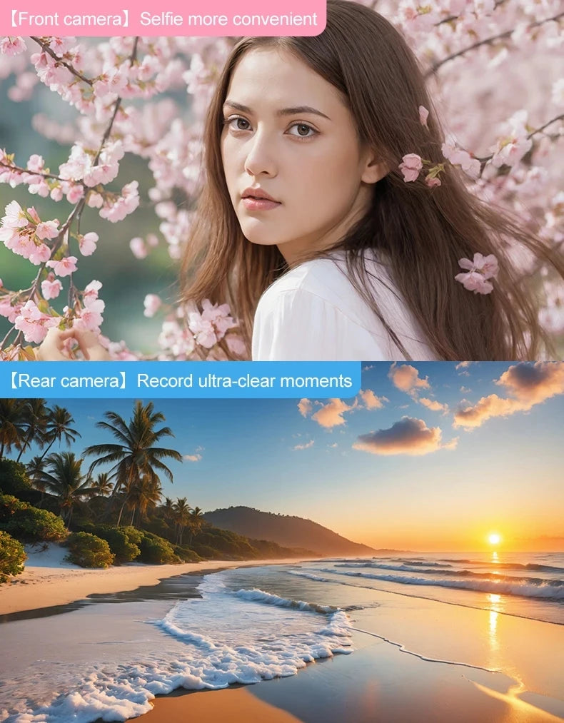 COOL DIER 4K Digital Camera 16x Zoom Camcorder 24 Million Pixels Compact Cameras Auto Focus for Kids Adult Beginners Photograph