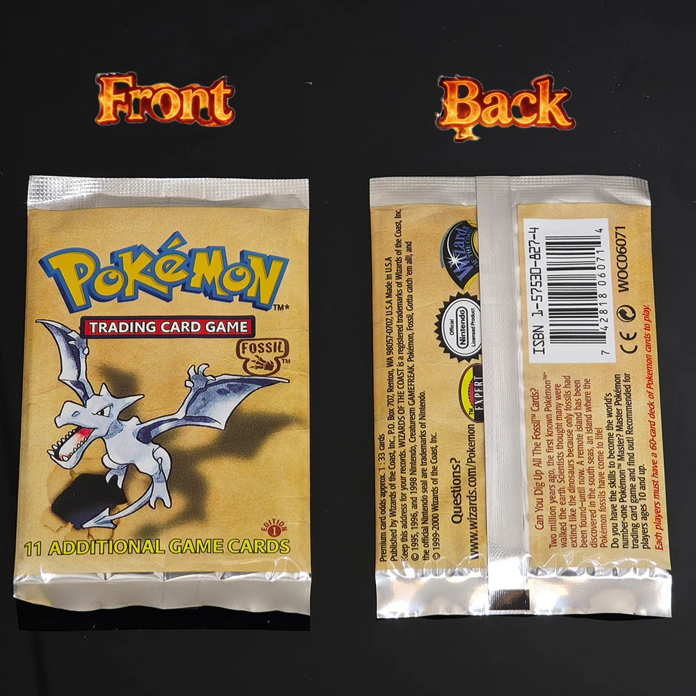 Pokemon Foil 36 Packs 1ST Edition Classic Base Set Proxy Cards PKM Games Board Games Whole Set Card Collection Toys Gifts New
