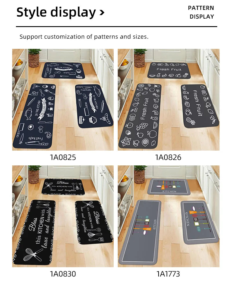 Multi-purpose Sponge Water Absorption Mat: Kitchen, Bathroom Bathroom Anti-skid, Moisture Absorption, Machine Washable Carpet