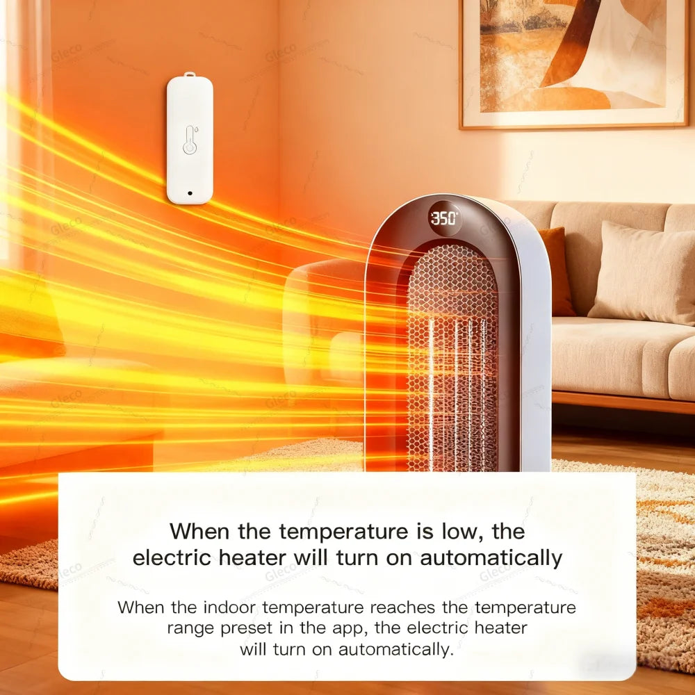 TUYA Wifi/Zigbee Waterproof Temperature And Humidity Sensor Outdoor Smart Life Thermometer Hygrometer Detection For Garden Home