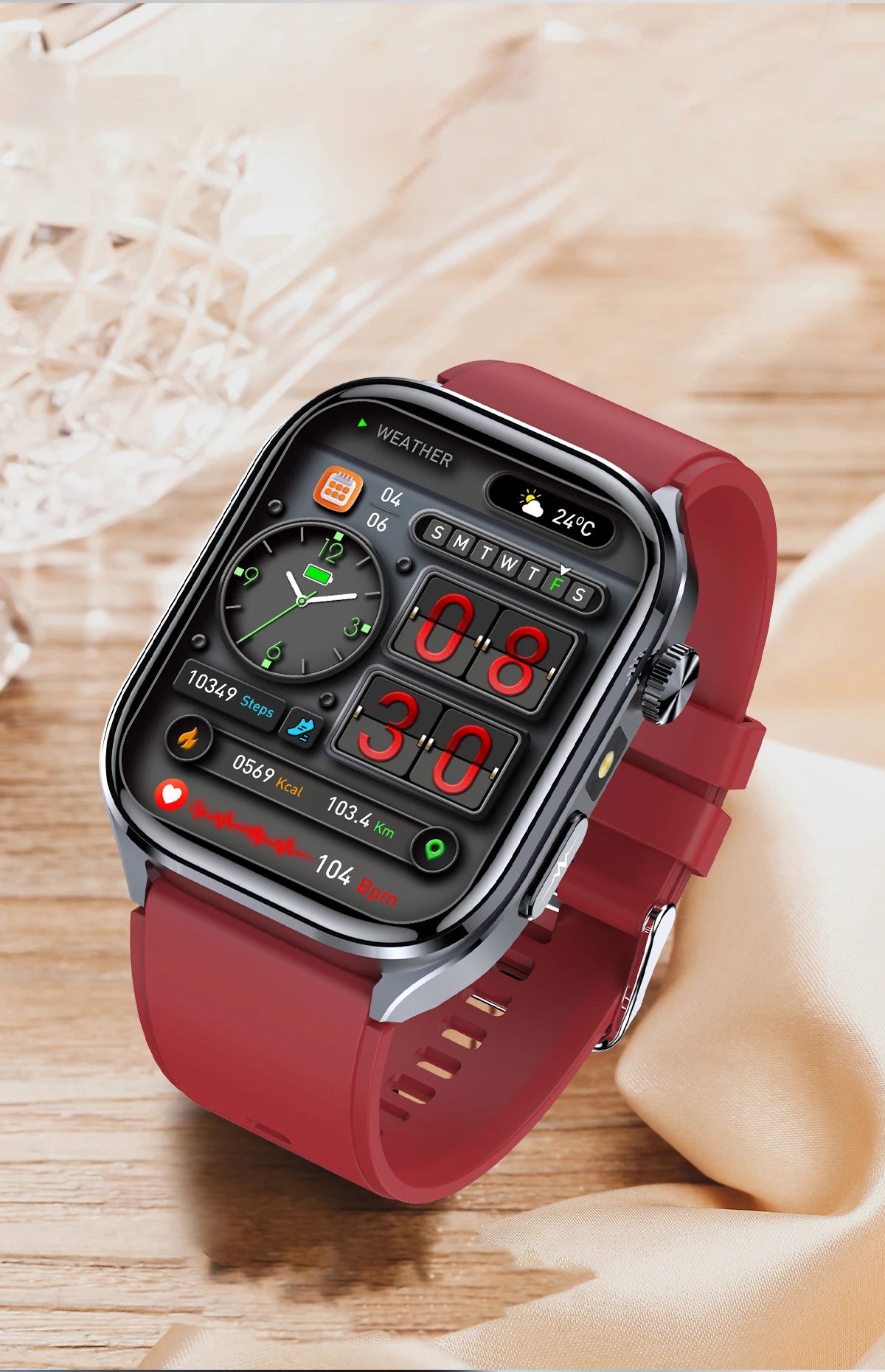 2026 New Non-Invasive Laser Treatment Three High Smart Watch  ECG+PPG Blood Fat Uric Acid Health Diagnosis Smart Watches For Man