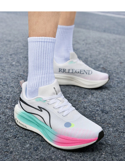 2026 New Men/women Carbon Plate Mesh Casual Sports Shoes, Breathable, Lightweight, Shock-Absorbing Running Sneakers