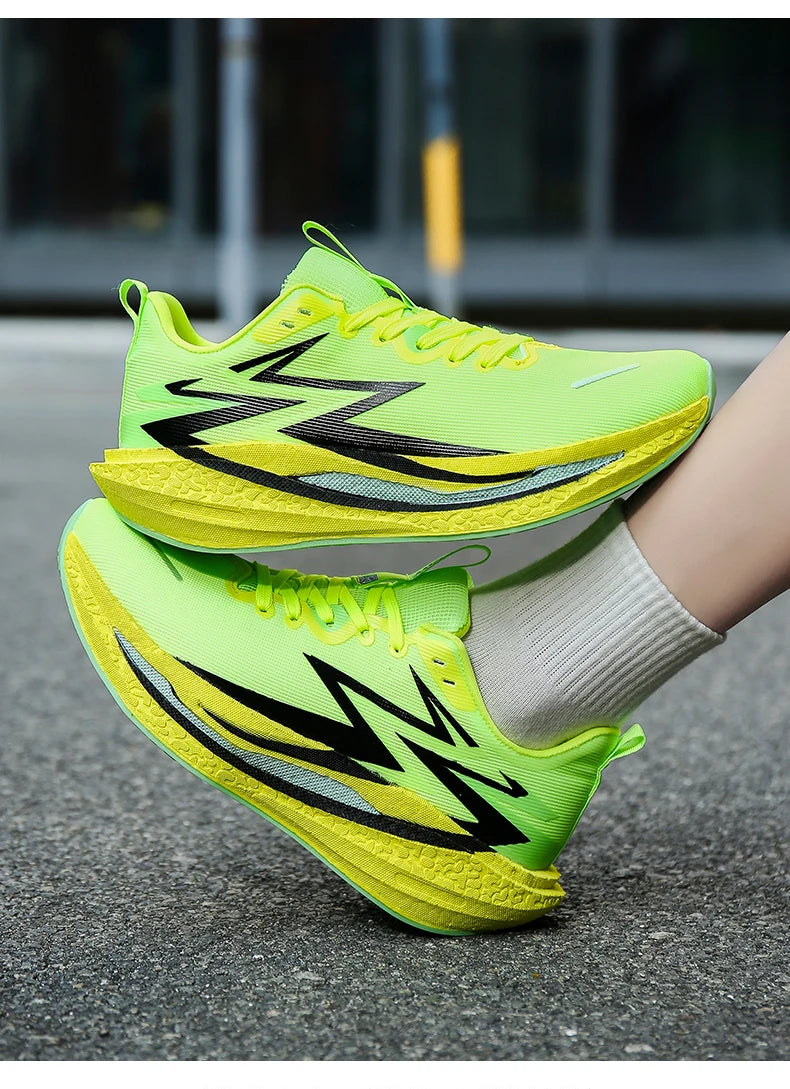 Professional Shock Absorb Sport Running Shoes Ultralight Anti Slip Sneakers For Men Women Workout Marathon Training Footwear