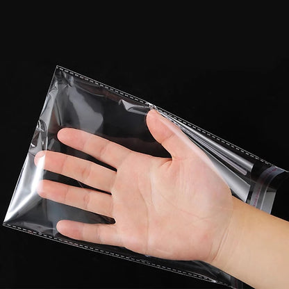 Self Adhesive Sealing Plastic Bag Clear Cellophane Bags for Packaging Jewelry Candy Cookies Product Gifts Resealable Storage Bag