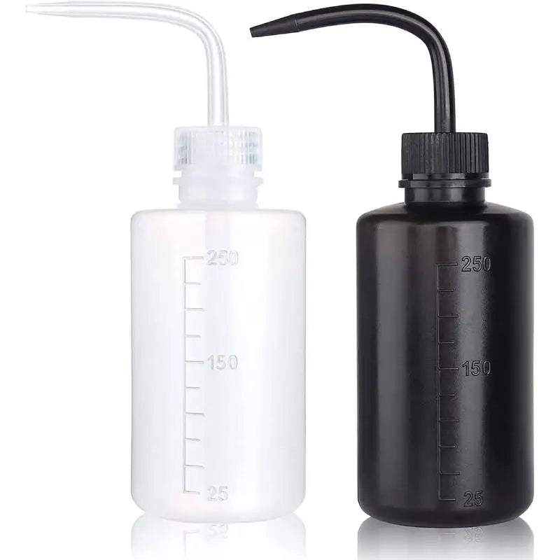 2pc Plastic Squeeze Bottle Tattoo Wash Bottle Lab Squirt Bottle Irrigation Bottle Eyelash Water Can for Cleaning Plant Experimet
