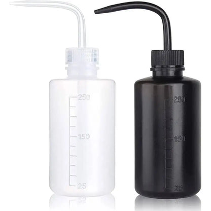 2pc Plastic Squeeze Bottle Tattoo Wash Bottle Lab Squirt Bottle Irrigation Bottle Eyelash Water Can for Cleaning Plant Experimet
