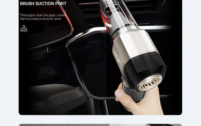 SZUK NEW C017MAX Car Vacuum Cleaner Wireless Mini Handheld Strong Suction Cleaning Machine Portable Vacuum Cleaner for Car Home