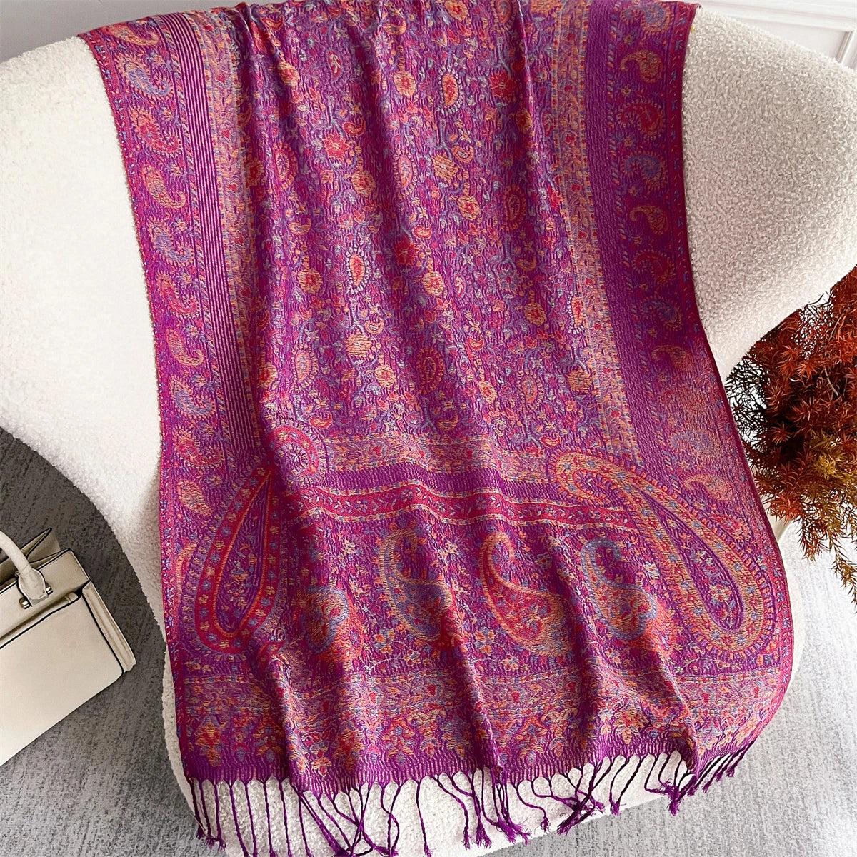 Luxury Winter Scarf Women Cashmere Warm Pashmina Brand Foulard Female Shawls Wraps Thick Soft Bufanda Poncho Scarves Stole 2025