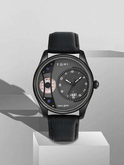 TOMI Set Gift Box for Men's Minimalist Business Quartz Watch Luxury Versatile Double Strap Detachable Watch Festival Gift