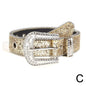 Women's Rhinestone Belt Shiny Sequined Jeans Waistband European American Fashion Decoration Versatile Glamorous Waist Chain