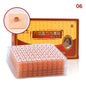 600 Patches Ear Care Red Bianstone Ear Acupuncture Massage Therapy Needle Patch Seeds Sticker Auricular Auriculotherapy Kit
