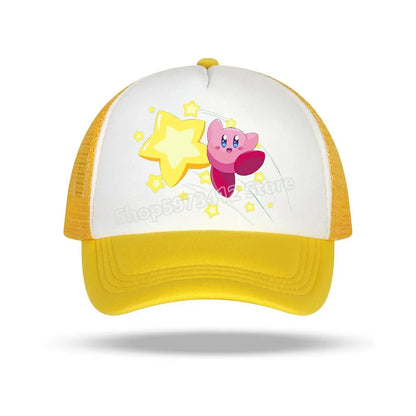 Star Kirbys Children Baseball Hat Cartoon Casuals Bonnet Outdoor Sports Sun Cap Peaked Caps Unisex Men Baby Kids Birthday Gifts