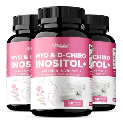MYO & D-CHIROINOSITOL - Supports Hormone Balance, Healthy Cycles, Female Ovarian Health, and Boosts The Immune System