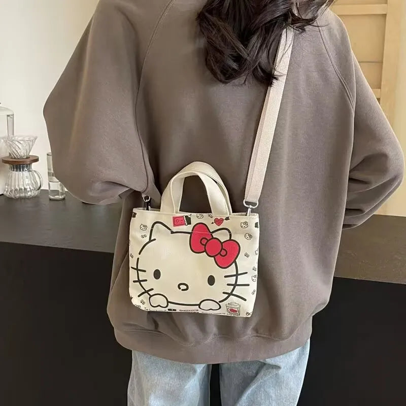 Sanrio Hello Kitty Single Shoulder Bag Fashion Handbag Casual Crossbody Bag