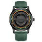 FOXBOX Watch Planet Design Fashion Floating Magnetic Pointer Free Ball Bearing Creative Simple Waterproof Quartz Watch for Men