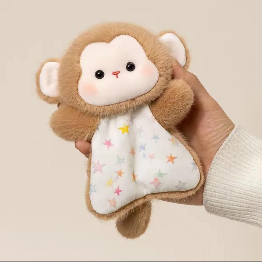 Cartoon Bean Bag Doll Soft Fluffy Texture Decompression Stuffed Animals Supine Position Skin-friendly