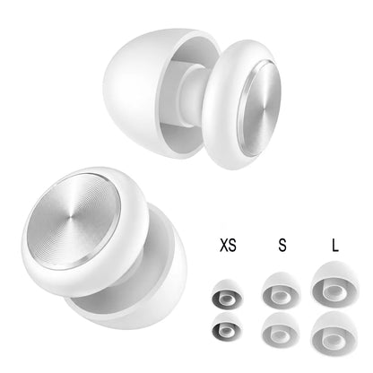 XYM Silicone Soundproof  Anti Noise Bullet Type Earplugs Portable Sports, Sleep  Noise Reduction Silicone Earplugs Reusable