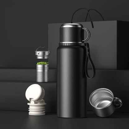 Stainless Steel Thermos Vacuum Hot Water Flask Large Capacity Smart Thermal water bottle Temperature Display Insulated Mug Cup