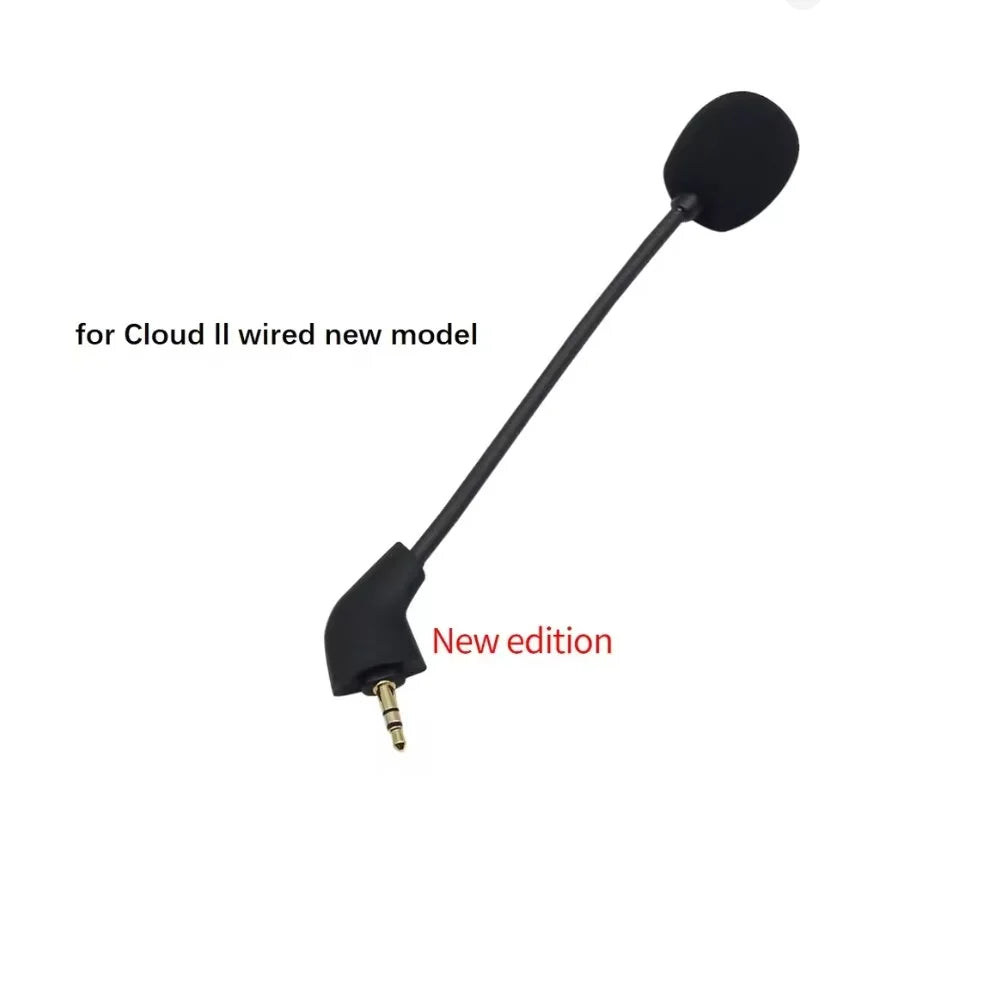 3.5mm Headsets Microphone Replacement for Kingston HyperX Cloud Alpha 2 II X Core Pro Silver Cloudx Gaming Headsets Headphones