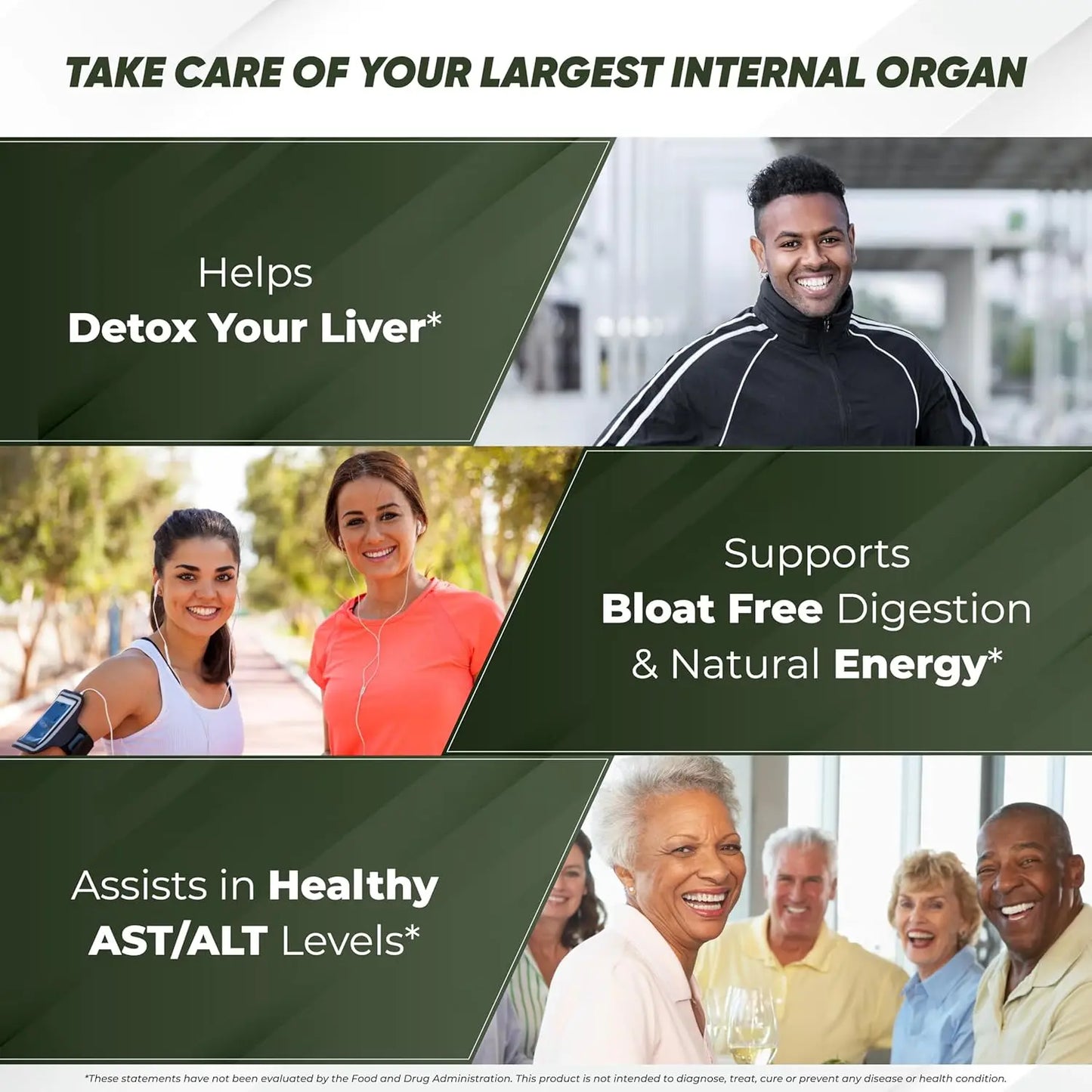 Liver Cleanse Detox & Repair Support Capsules with Milk Thistle & Dandelion Root | Herbal Supplement Pills for Liver Health