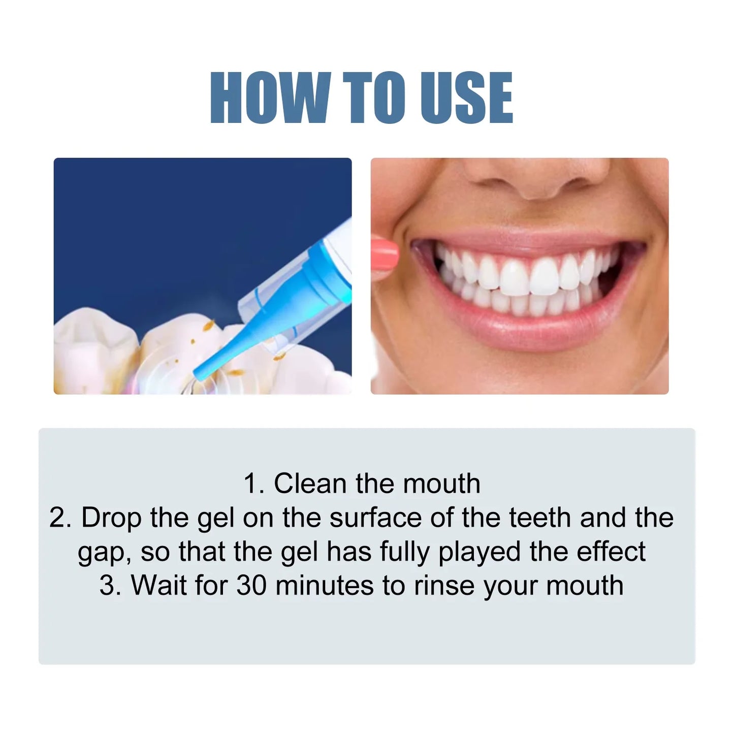 3-Pack Dental Repair Gel Relieves Inflamed Gums and Deep Clean Tooth Dirt Care Reduces Bad Breath Gums Fresh Breath Care Gel