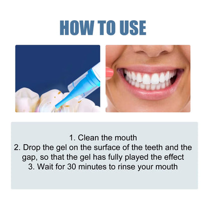 3-Pack Dental Repair Gel Relieves Inflamed Gums and Deep Clean Tooth Dirt Care Reduces Bad Breath Gums Fresh Breath Care Gel