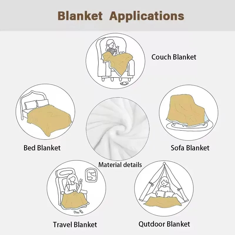 Blanket PASA Throw A-Aymo Super Cosy Plush Living QUE Room Sofa Couch Childish Birthday Gifts