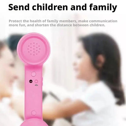 Type C Universal Retro Telephone Handset Retro Telephone Receiver Handset Mini Microphone Speaker for Mobile Phones Computers