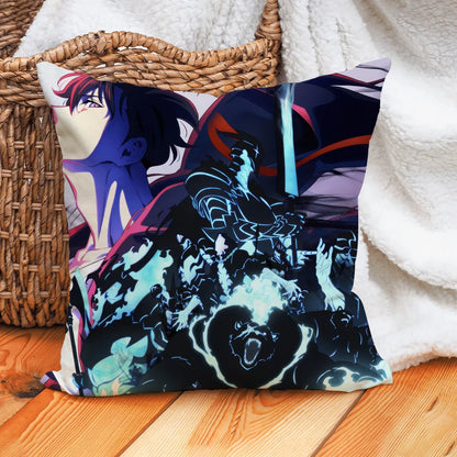 Cartoon Solo Leveling Pillow Case Home Decoration Cushion Cover Suitable For Office Sofa Bedroom Car