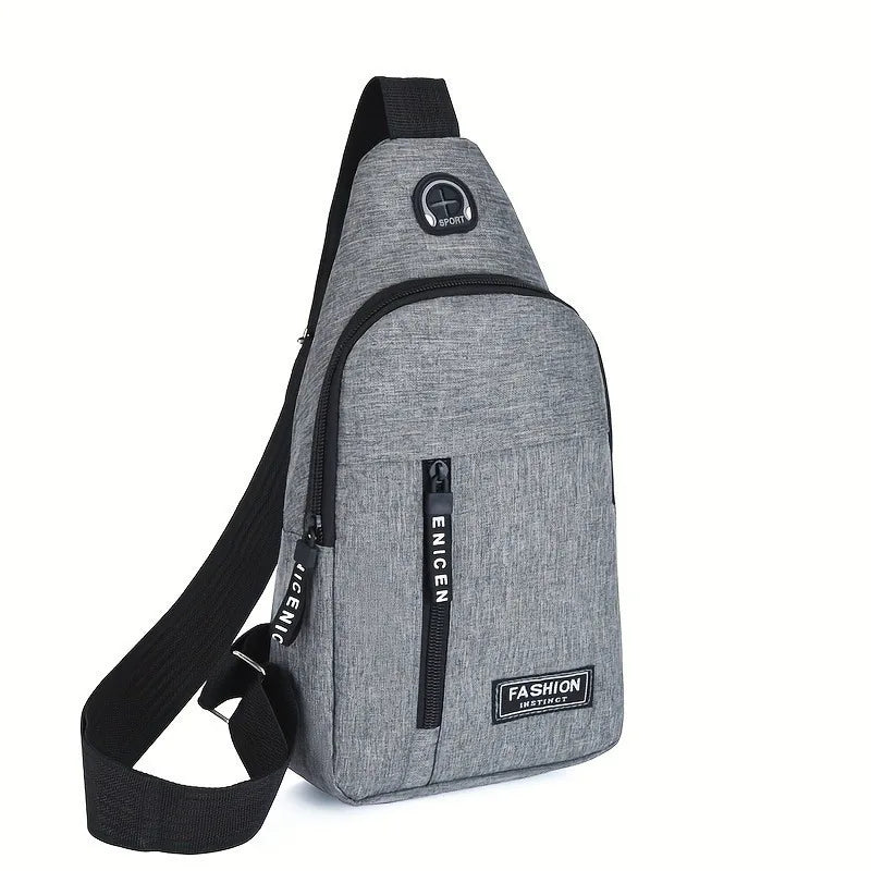 Multifunctional Outdoor Travel and Work Shoulder Bag - Unisex Casual Messenger Bag, Men's Chest Bag
