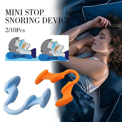 Silicone Nasal Dilator Stop Snoring Silicone Nose Clip Sport Easy Breath Nasal Clip Stop Snoring Aid Device Improve Sleeping