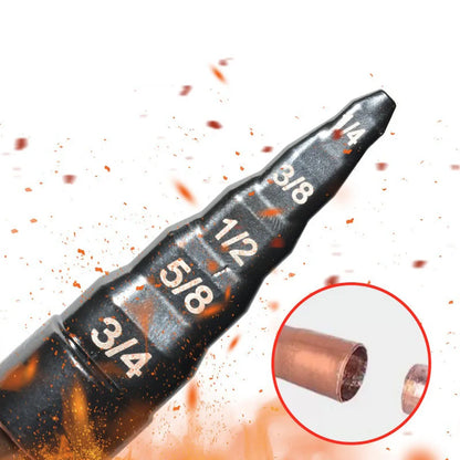 5 In1 Air Conditioner Copper Pipe Expander Swaging Drill Bit Set Electric Pipe Head Expansion Mouth Air Conditioning Repair Tool