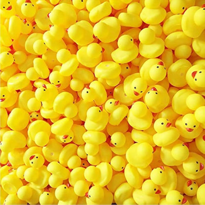 50/100/150pcs Mini Rubber Ducks Bulk, Tiny Baby Shower Rubber Duck, Small Rubber Duck,  Party Decoration