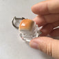 New Caramel Bread Design Fidget Keychain Keys Button DIY Keyboard Button Keycap Keychain Pass The Time Keycap Clicker Toy Adult