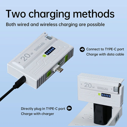 Power Bank Case 1 *21700 Battery Box DIY Kit USB Type-C 20W Fast Charging Power Bank Box Dual Mode Suppors Small Current