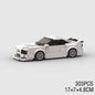 City Technical Speed World Famous Car Building Blocks Racing Fast And Furious Moc Brick Vehicle A80 Supra V2 Toys Kid