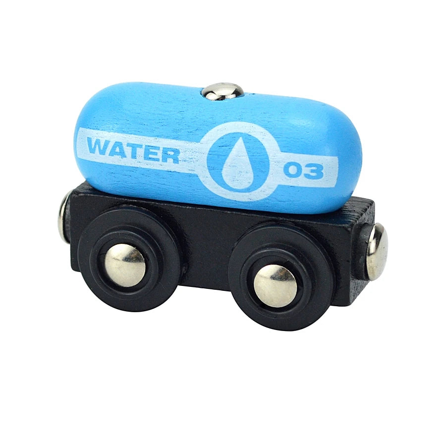 Wooden Magnetic Train Car Locomotive Toy Wood Railway Car Accessories Toys for Kids Gifts Fit Wood Biro themes Tracks