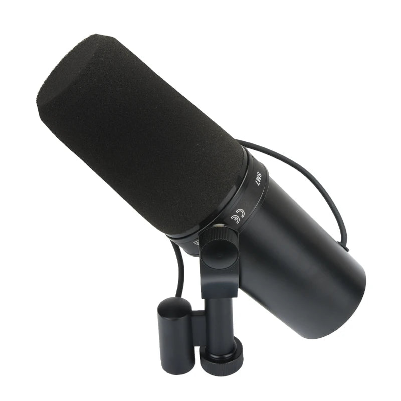 Professional SM7B Dynamic Podcasting Microphone - Studio Broadcast Quality Cardioid Condenser Mic with Shock Mount, SM7dB