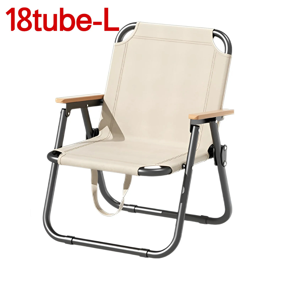 Portable Outdoor Folding Chair with Non-slip Mat Support 300kg Oxford Cloth Chair for Camping Picnic Beach Fishing Ultra-light