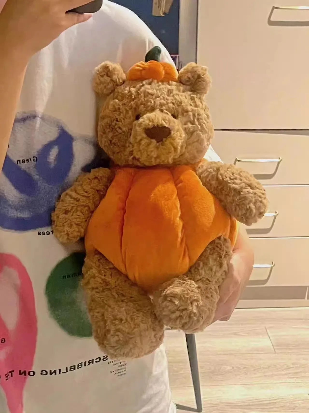 2026 new Fun Barcelona Bear Handheld Doll Stuffed Plush Toy Doll Cartoon Anime Cute Children's Birthday Gift Doll