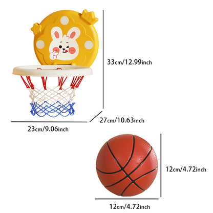 Children's basketball hoop, indoor shooting, hanging, foldable, parent-child interactive ball